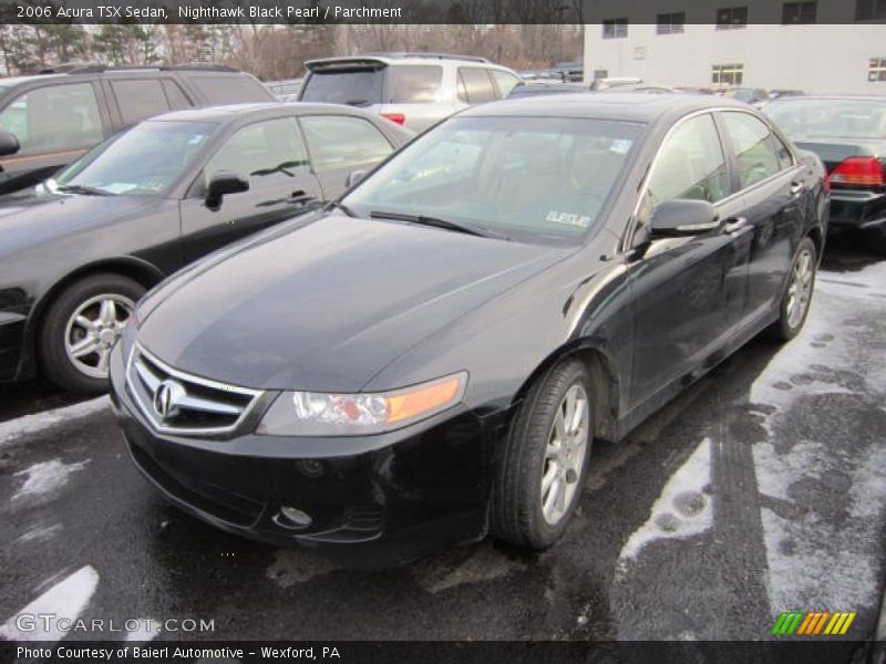 Nighthawk Black Pearl / Parchment 2006 Acura TSX Sedan