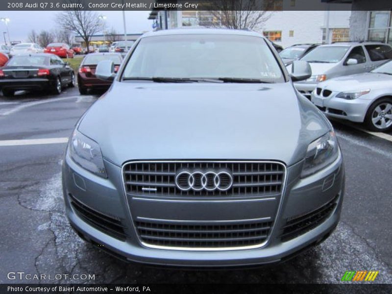 Condor Grey Metallic / Limestone Grey 2008 Audi Q7 3.6 quattro