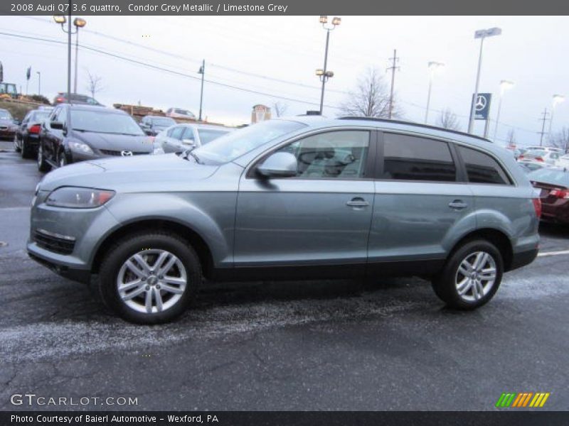 Condor Grey Metallic / Limestone Grey 2008 Audi Q7 3.6 quattro
