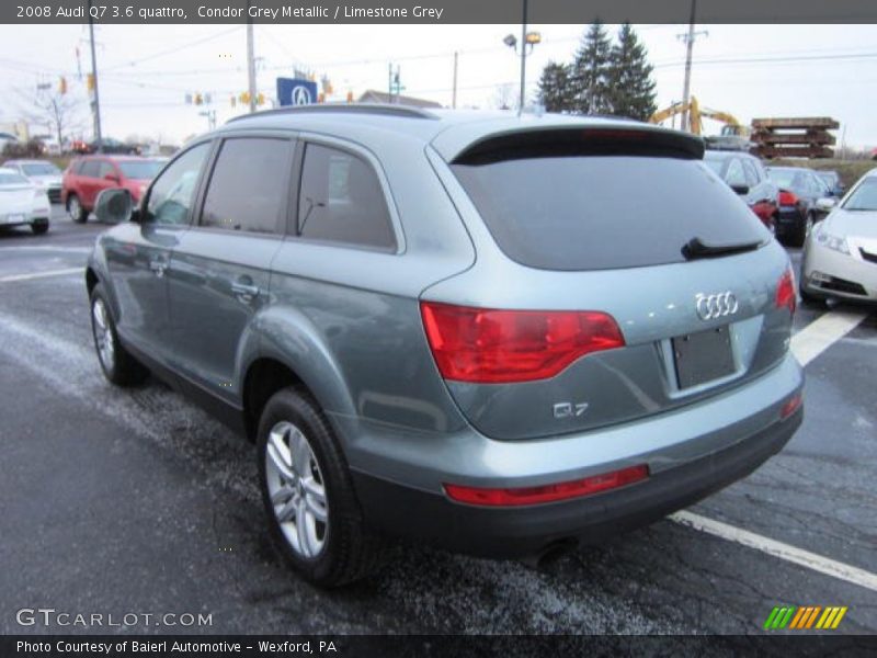 Condor Grey Metallic / Limestone Grey 2008 Audi Q7 3.6 quattro