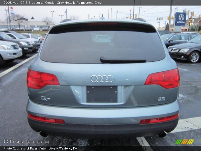 Condor Grey Metallic / Limestone Grey 2008 Audi Q7 3.6 quattro