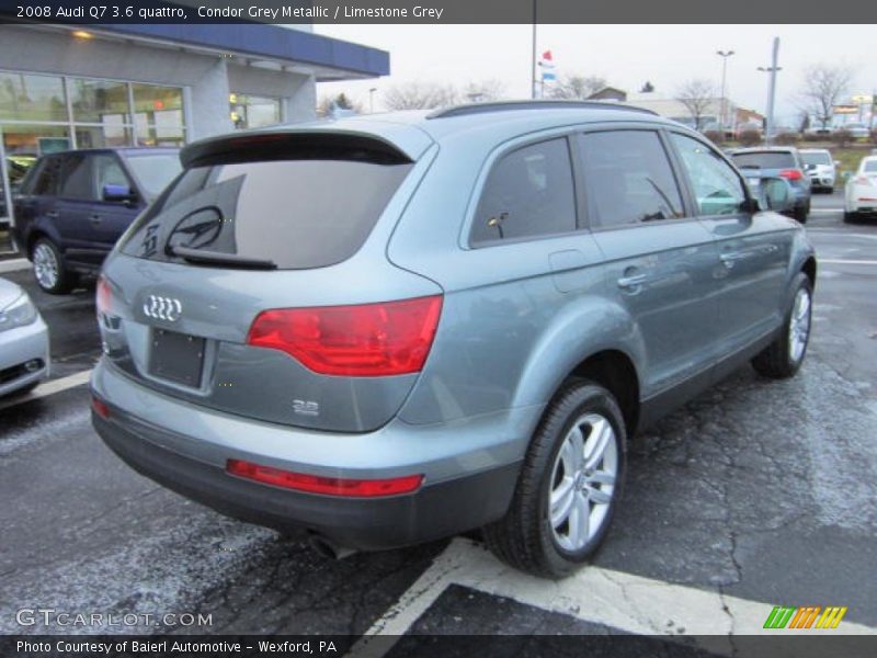 Condor Grey Metallic / Limestone Grey 2008 Audi Q7 3.6 quattro