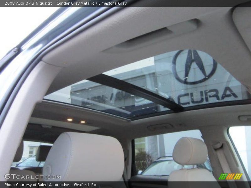 Condor Grey Metallic / Limestone Grey 2008 Audi Q7 3.6 quattro