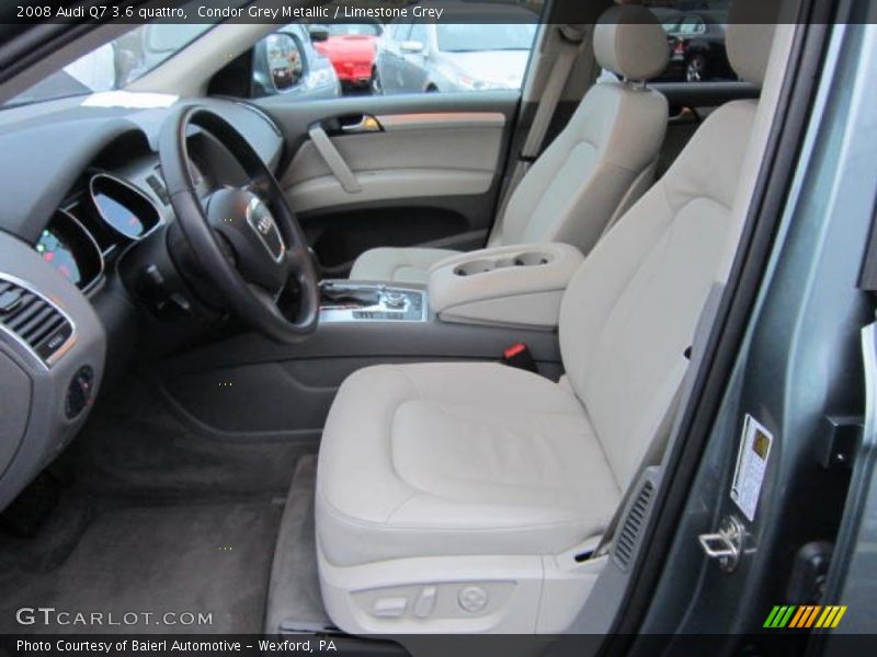  2008 Q7 3.6 quattro Limestone Grey Interior