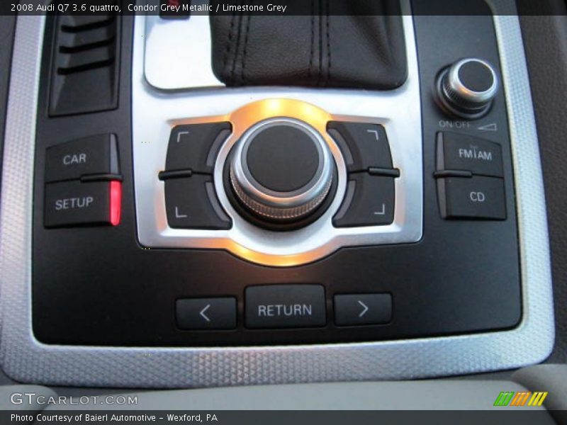 Controls of 2008 Q7 3.6 quattro