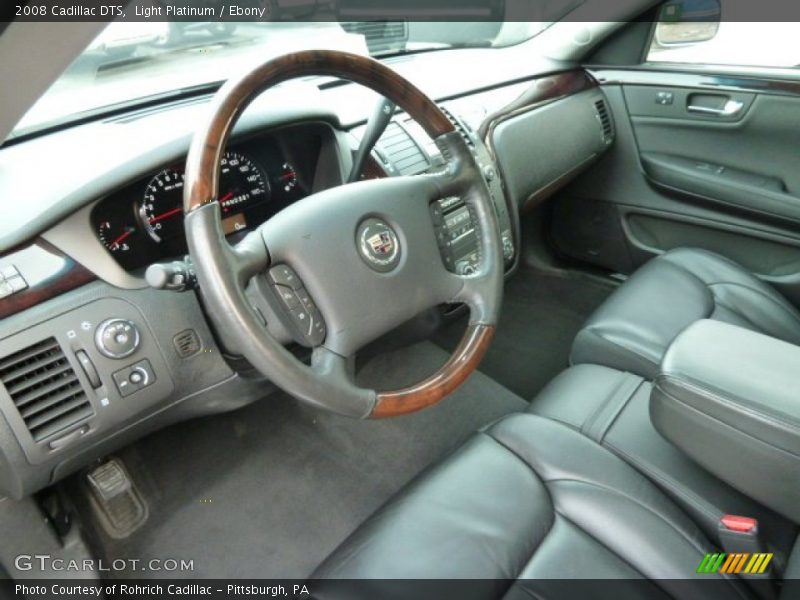 Light Platinum / Ebony 2008 Cadillac DTS