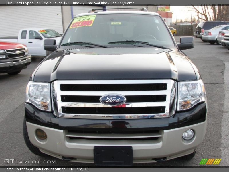 Black / Charcoal Black Leather/Camel 2009 Ford Expedition Eddie Bauer 4x4