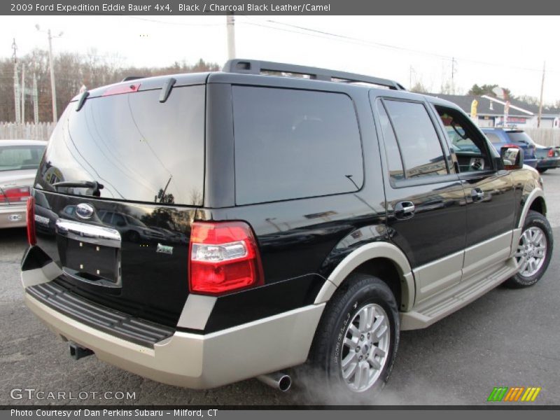 Black / Charcoal Black Leather/Camel 2009 Ford Expedition Eddie Bauer 4x4