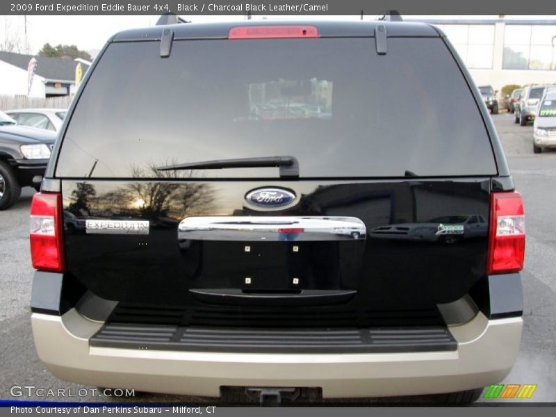 Black / Charcoal Black Leather/Camel 2009 Ford Expedition Eddie Bauer 4x4