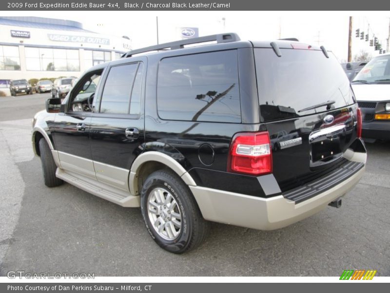Black / Charcoal Black Leather/Camel 2009 Ford Expedition Eddie Bauer 4x4