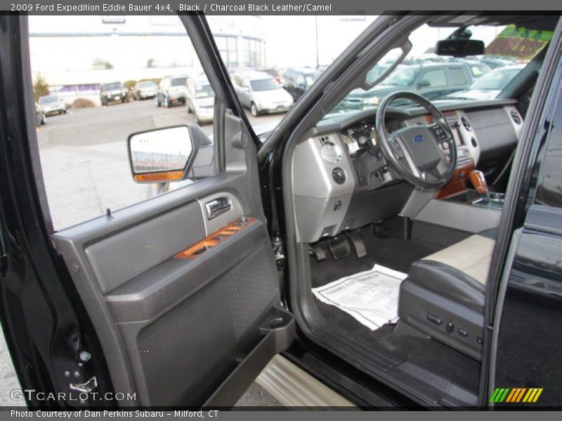 Black / Charcoal Black Leather/Camel 2009 Ford Expedition Eddie Bauer 4x4