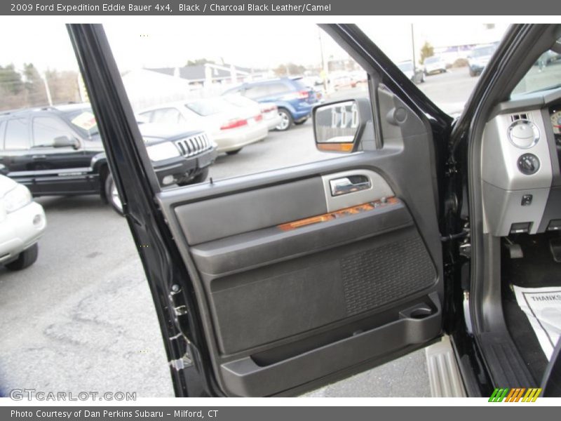 Black / Charcoal Black Leather/Camel 2009 Ford Expedition Eddie Bauer 4x4