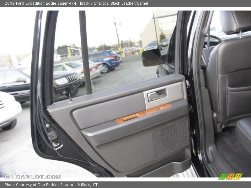 Black / Charcoal Black Leather/Camel 2009 Ford Expedition Eddie Bauer 4x4