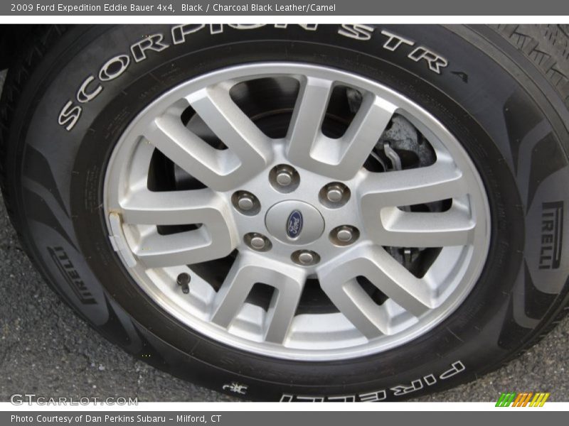 Black / Charcoal Black Leather/Camel 2009 Ford Expedition Eddie Bauer 4x4