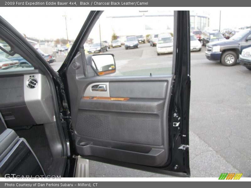 Black / Charcoal Black Leather/Camel 2009 Ford Expedition Eddie Bauer 4x4