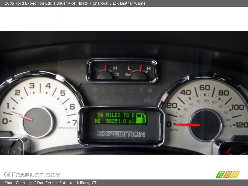Black / Charcoal Black Leather/Camel 2009 Ford Expedition Eddie Bauer 4x4