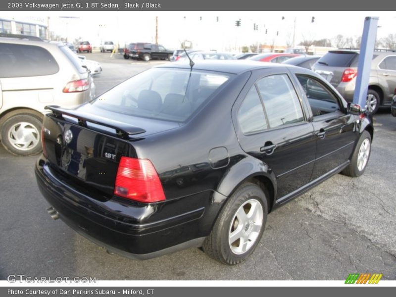 Black / Black 2003 Volkswagen Jetta GL 1.8T Sedan