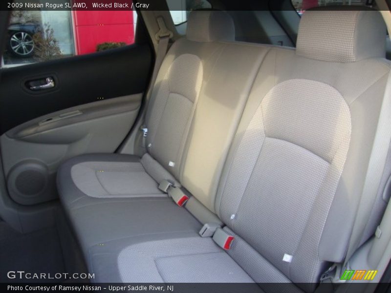 Wicked Black / Gray 2009 Nissan Rogue SL AWD