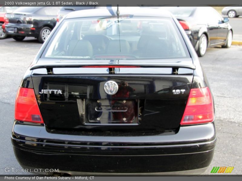 Black / Black 2003 Volkswagen Jetta GL 1.8T Sedan