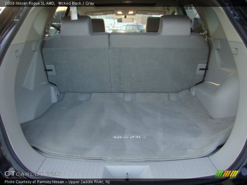 Wicked Black / Gray 2009 Nissan Rogue SL AWD