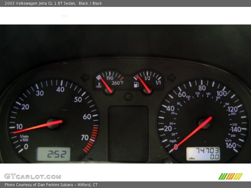  2003 Jetta GL 1.8T Sedan GL 1.8T Sedan Gauges