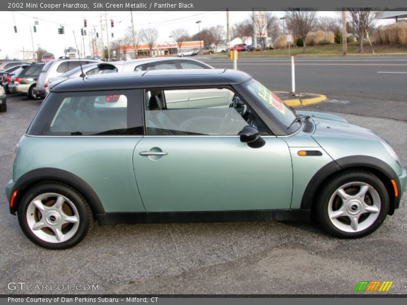 Silk Green Metallic / Panther Black 2002 Mini Cooper Hardtop