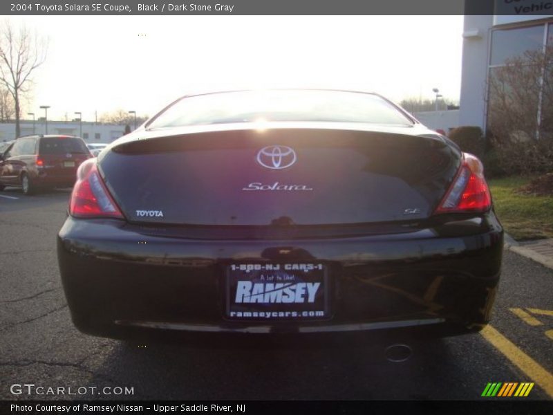 Black / Dark Stone Gray 2004 Toyota Solara SE Coupe