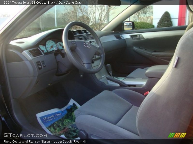 Black / Dark Stone Gray 2004 Toyota Solara SE Coupe