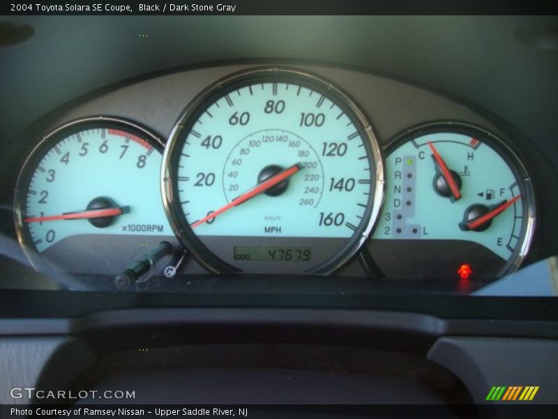 Black / Dark Stone Gray 2004 Toyota Solara SE Coupe