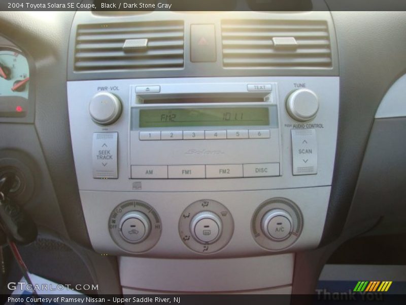 Black / Dark Stone Gray 2004 Toyota Solara SE Coupe