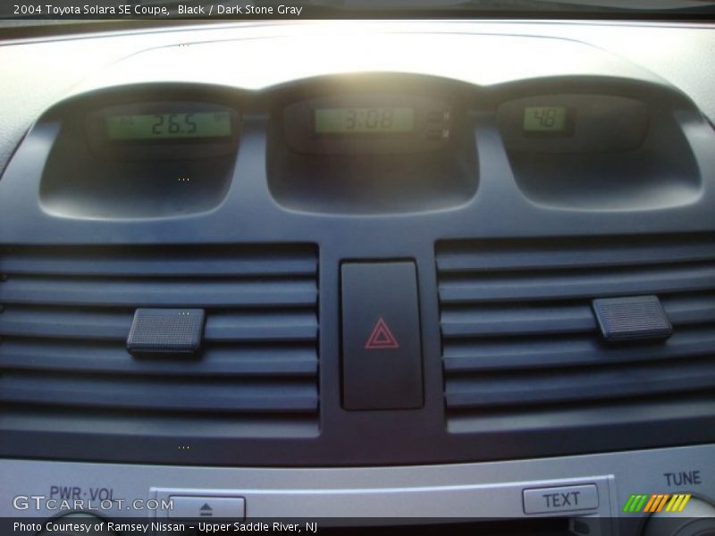 Black / Dark Stone Gray 2004 Toyota Solara SE Coupe