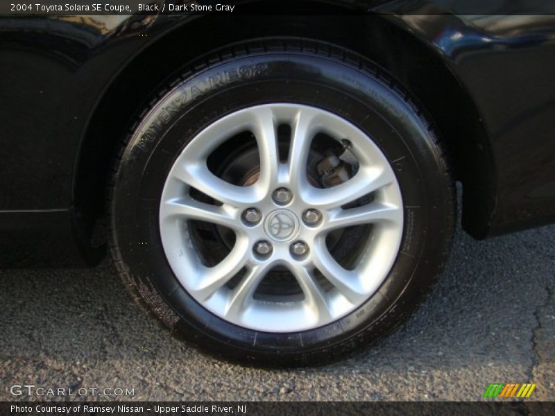 Black / Dark Stone Gray 2004 Toyota Solara SE Coupe