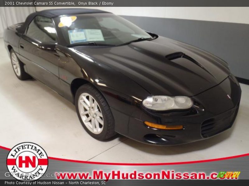 Onyx Black / Ebony 2001 Chevrolet Camaro SS Convertible