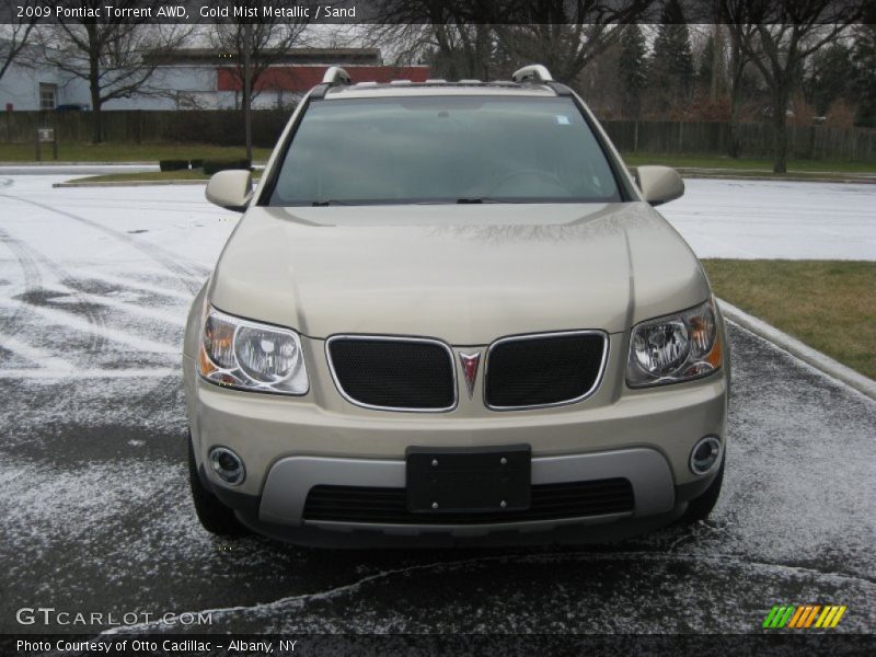 Gold Mist Metallic / Sand 2009 Pontiac Torrent AWD