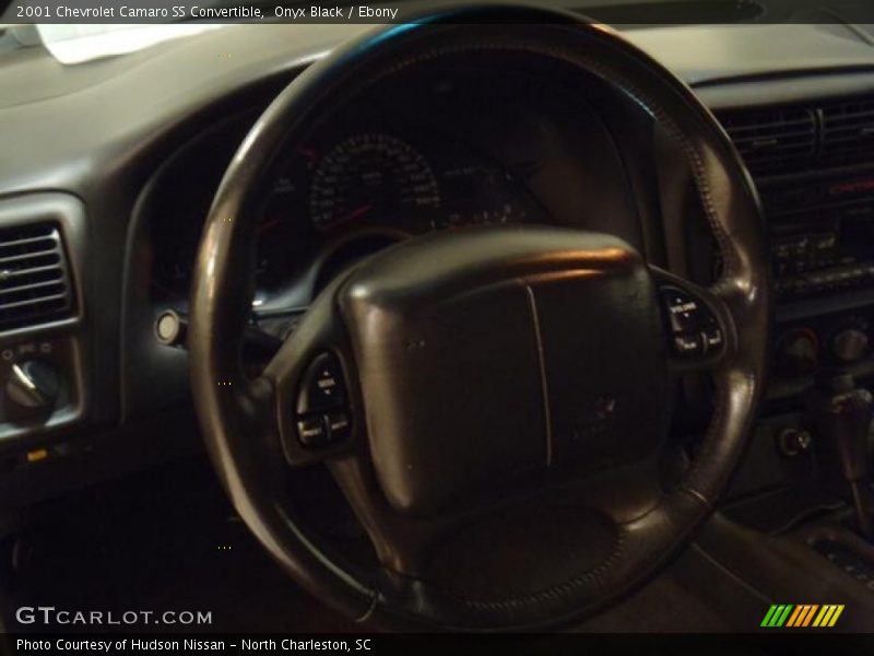 Onyx Black / Ebony 2001 Chevrolet Camaro SS Convertible