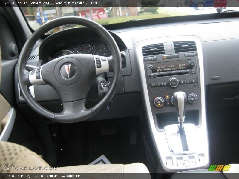 Gold Mist Metallic / Sand 2009 Pontiac Torrent AWD