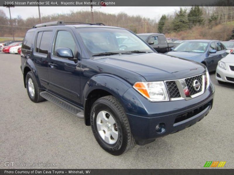 Majestic Blue Metallic / Graphite 2006 Nissan Pathfinder SE 4x4