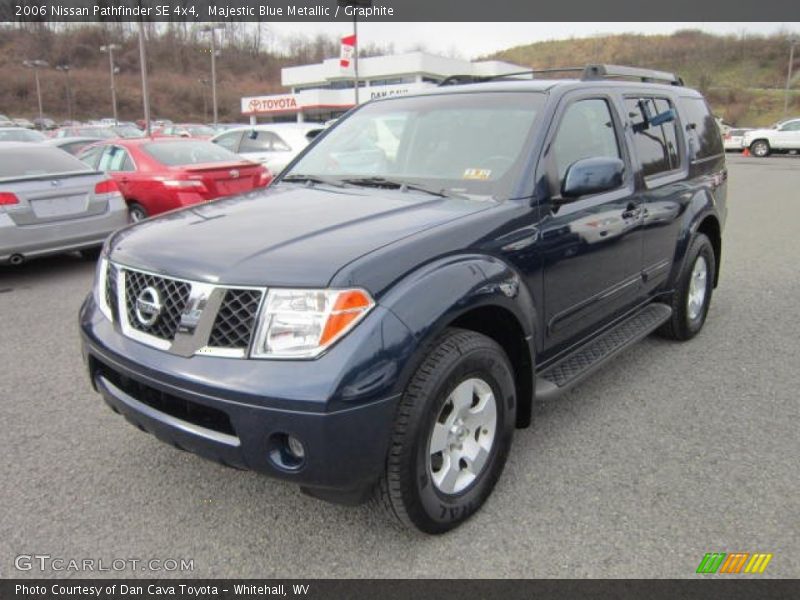 Majestic Blue Metallic / Graphite 2006 Nissan Pathfinder SE 4x4