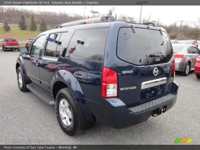 Majestic Blue Metallic / Graphite 2006 Nissan Pathfinder SE 4x4