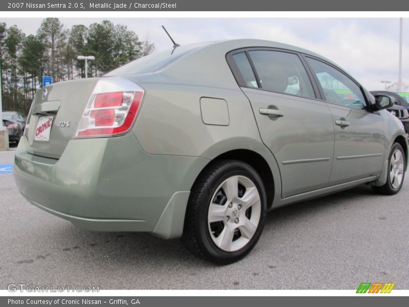 Metallic Jade / Charcoal/Steel 2007 Nissan Sentra 2.0 S