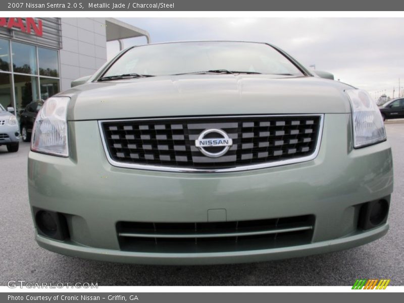 Metallic Jade / Charcoal/Steel 2007 Nissan Sentra 2.0 S
