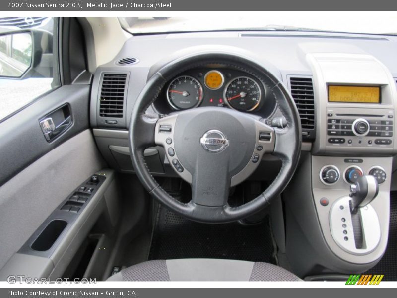 Metallic Jade / Charcoal/Steel 2007 Nissan Sentra 2.0 S