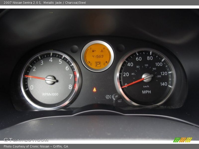 Metallic Jade / Charcoal/Steel 2007 Nissan Sentra 2.0 S