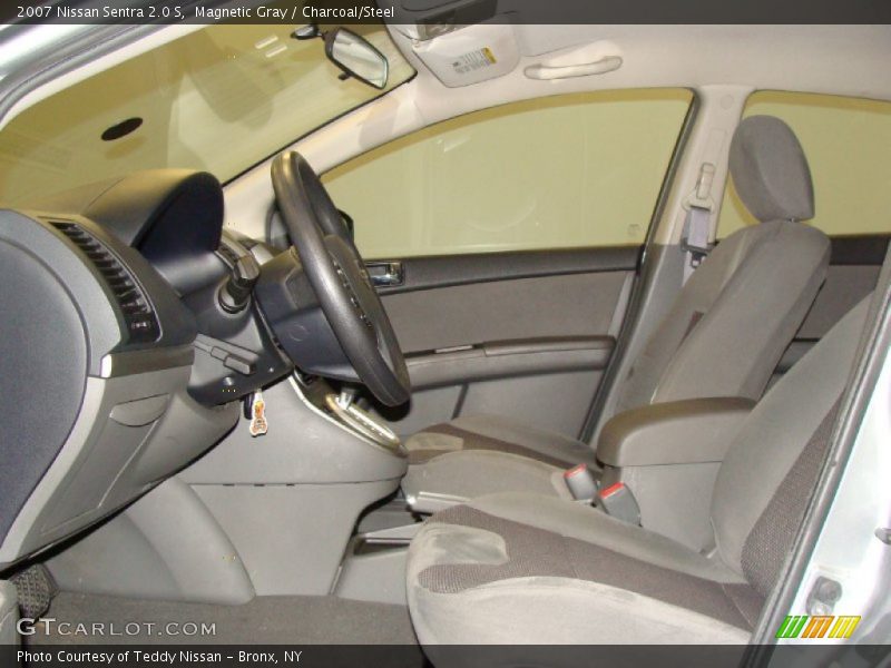 Magnetic Gray / Charcoal/Steel 2007 Nissan Sentra 2.0 S