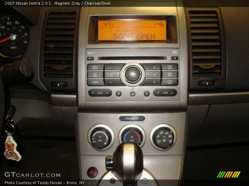 Magnetic Gray / Charcoal/Steel 2007 Nissan Sentra 2.0 S