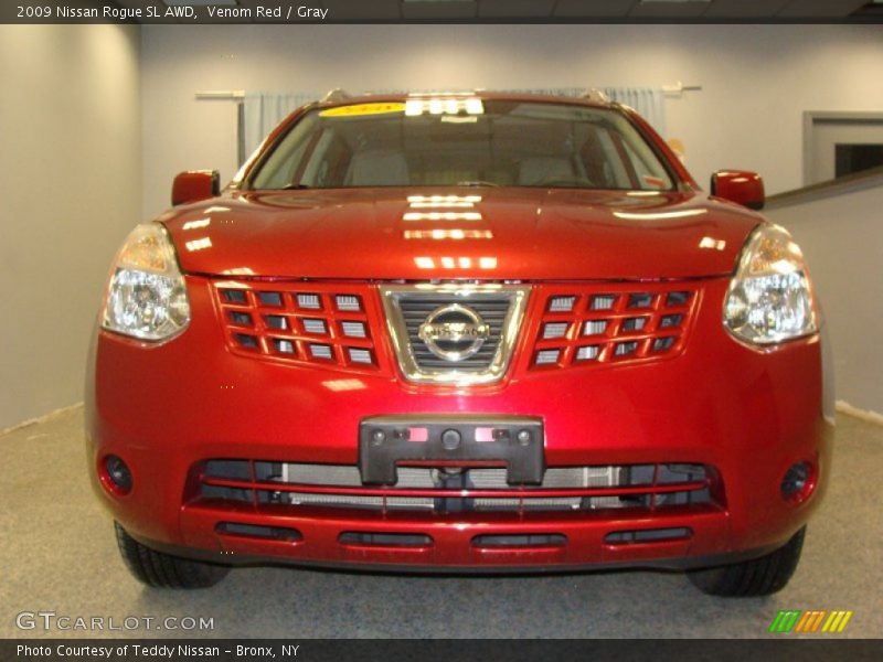 Venom Red / Gray 2009 Nissan Rogue SL AWD