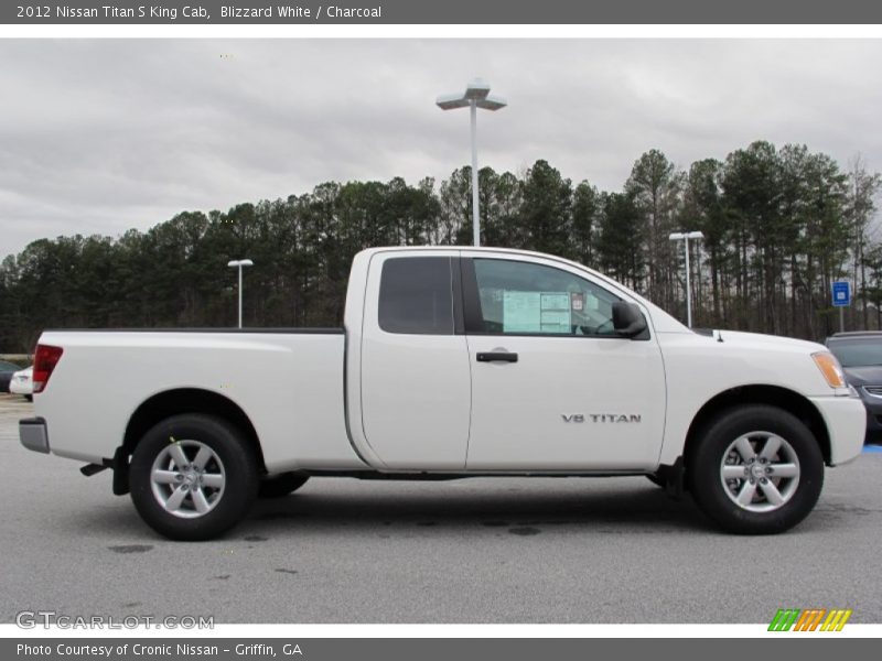  2012 Titan S King Cab Blizzard White