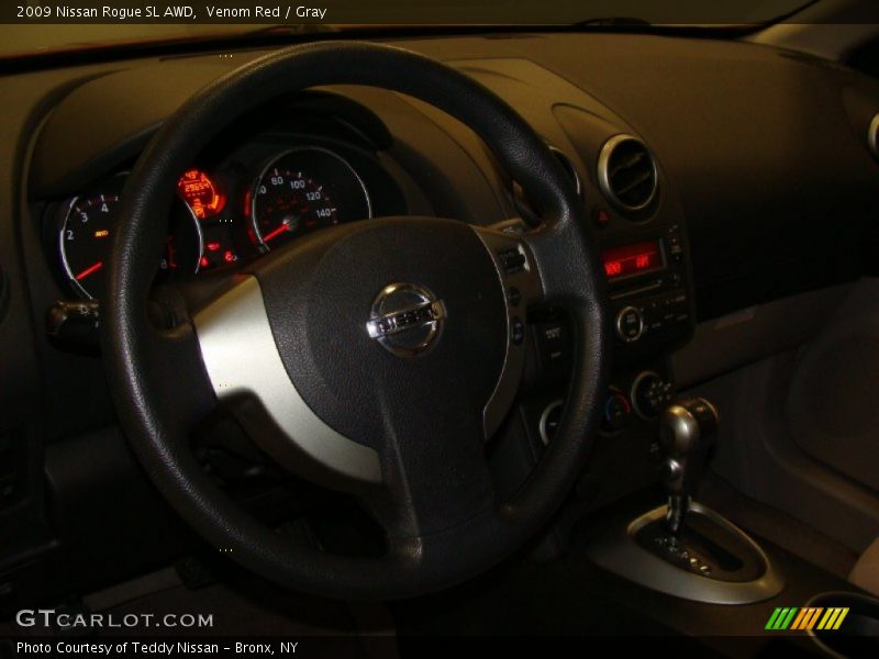 Venom Red / Gray 2009 Nissan Rogue SL AWD