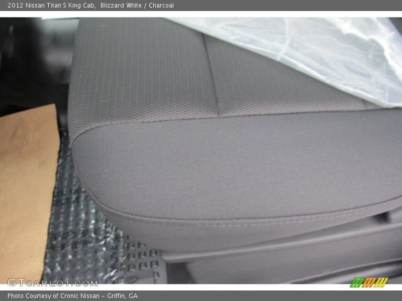 Blizzard White / Charcoal 2012 Nissan Titan S King Cab