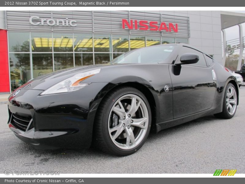 Magnetic Black / Persimmon 2012 Nissan 370Z Sport Touring Coupe